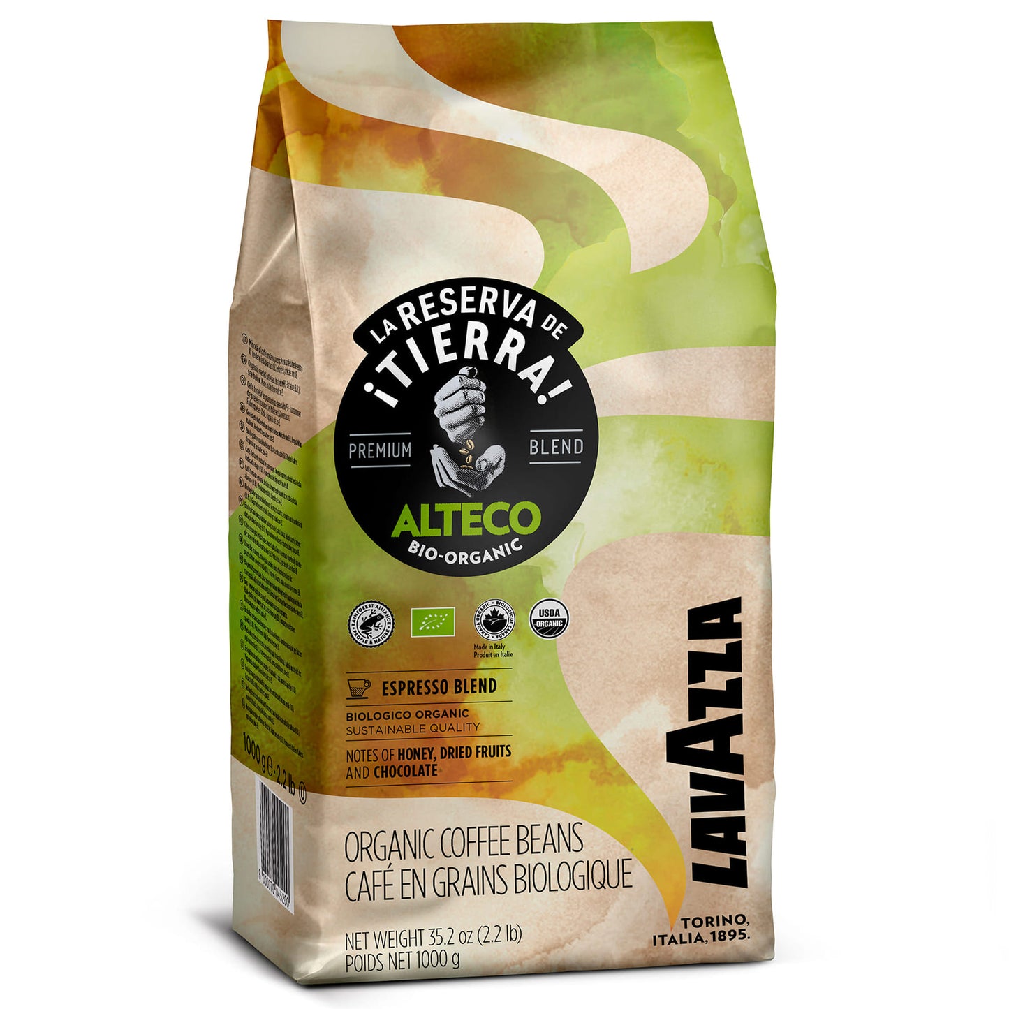 Lavazza Tierra! Alteco-Bio Organic Premium 1kg Pržena Espresso Kafa u Zrnu - 2