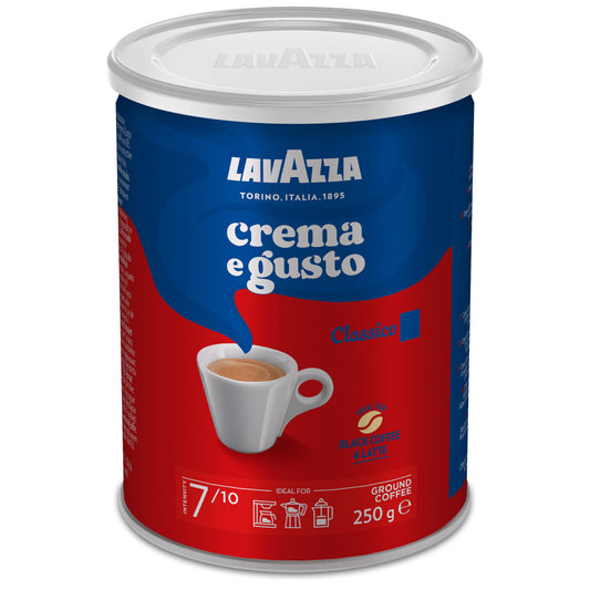 Lavazza Crema e Gusto 250g Mlevena Espresso Kafa Limenka