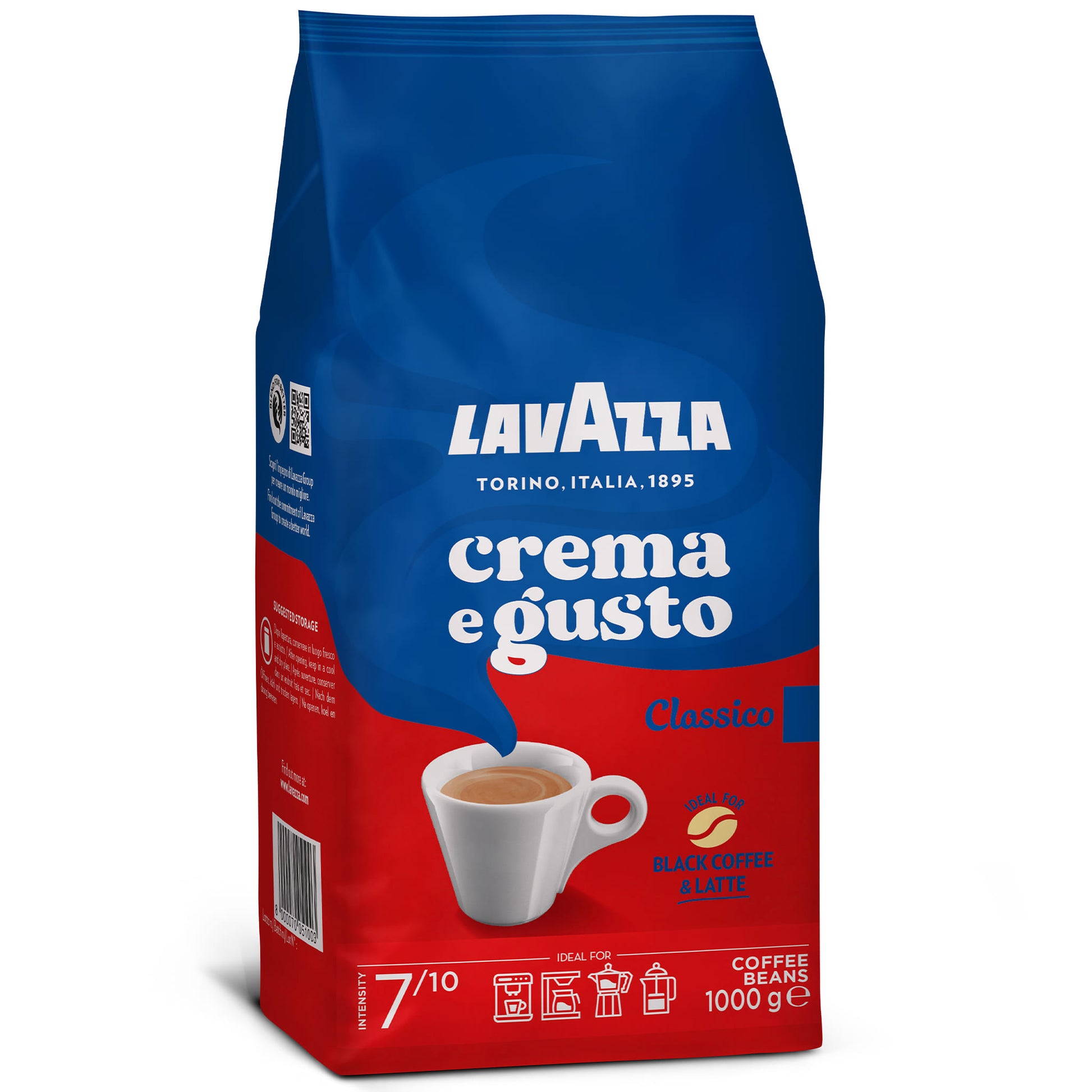 Lavazza Crema e Gusto Classico 1kg Pržena Espresso Kafa u Zrnu - 2