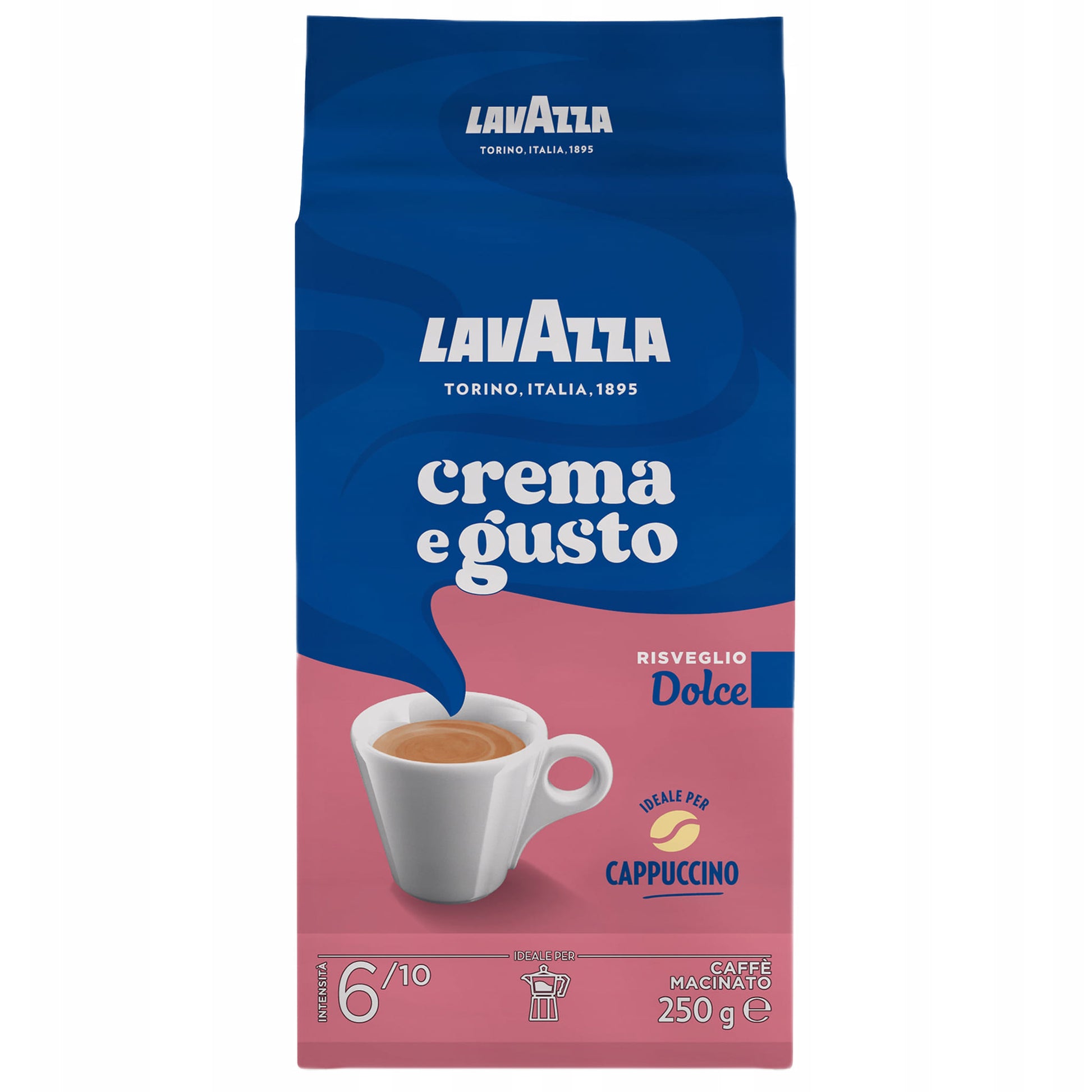 Lavazza Crema e Gusto Dolce 250g Mlevena Espresso Kafa