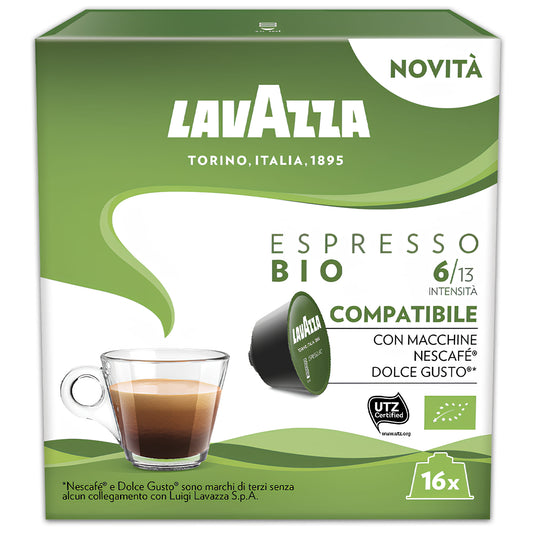 Lavazza Nescafé Dolce Gusto Kompatibilne Kafe Kapsule Espresso Bio 16/1