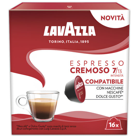 Lavazza Nescafé Dolce Gusto Kompatibilne Kafe Kapsule Espresso Cremoso 16/1