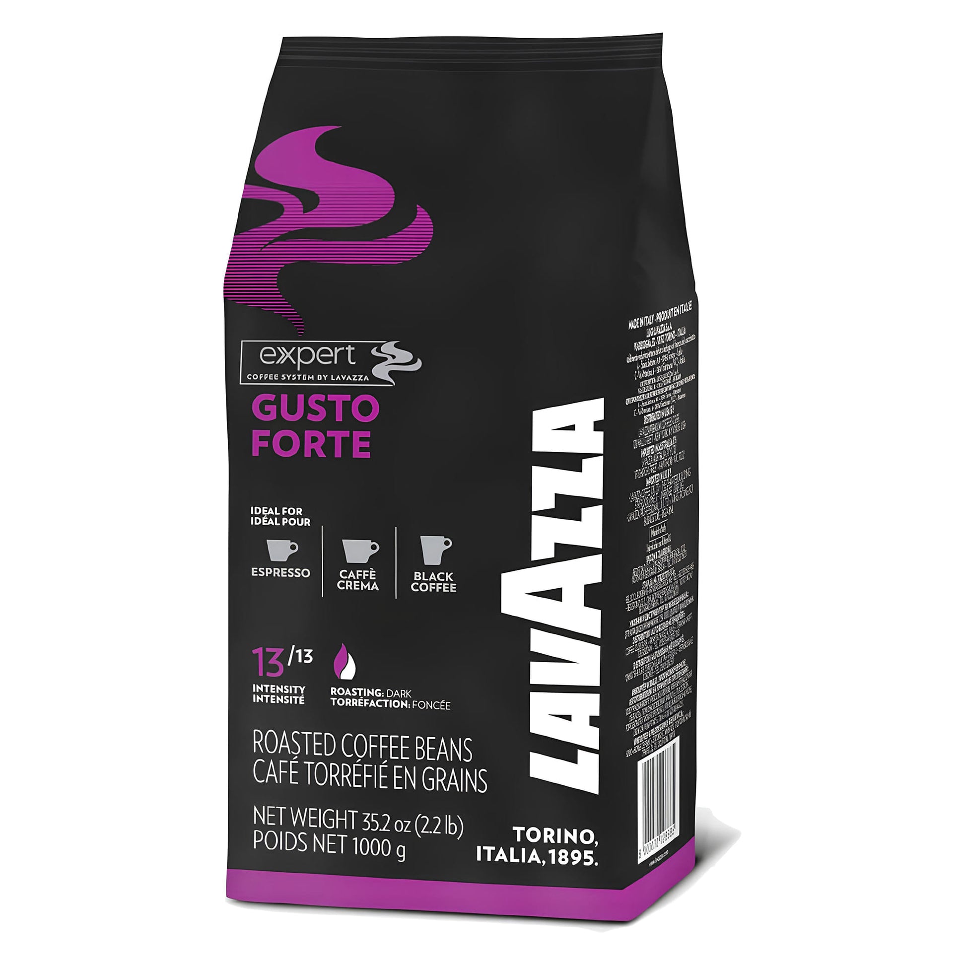 Lavazza Gusto Forte Expert 1kg Ljubičasta Pržena Espresso Kafa u Zrnu - 3