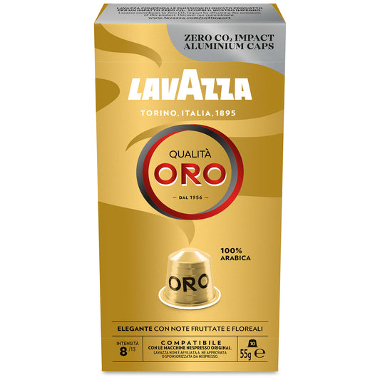 Lavazza Nespresso Kompatibilne ALU Espresso Kafe Kapsule Qualità ORO 10/1