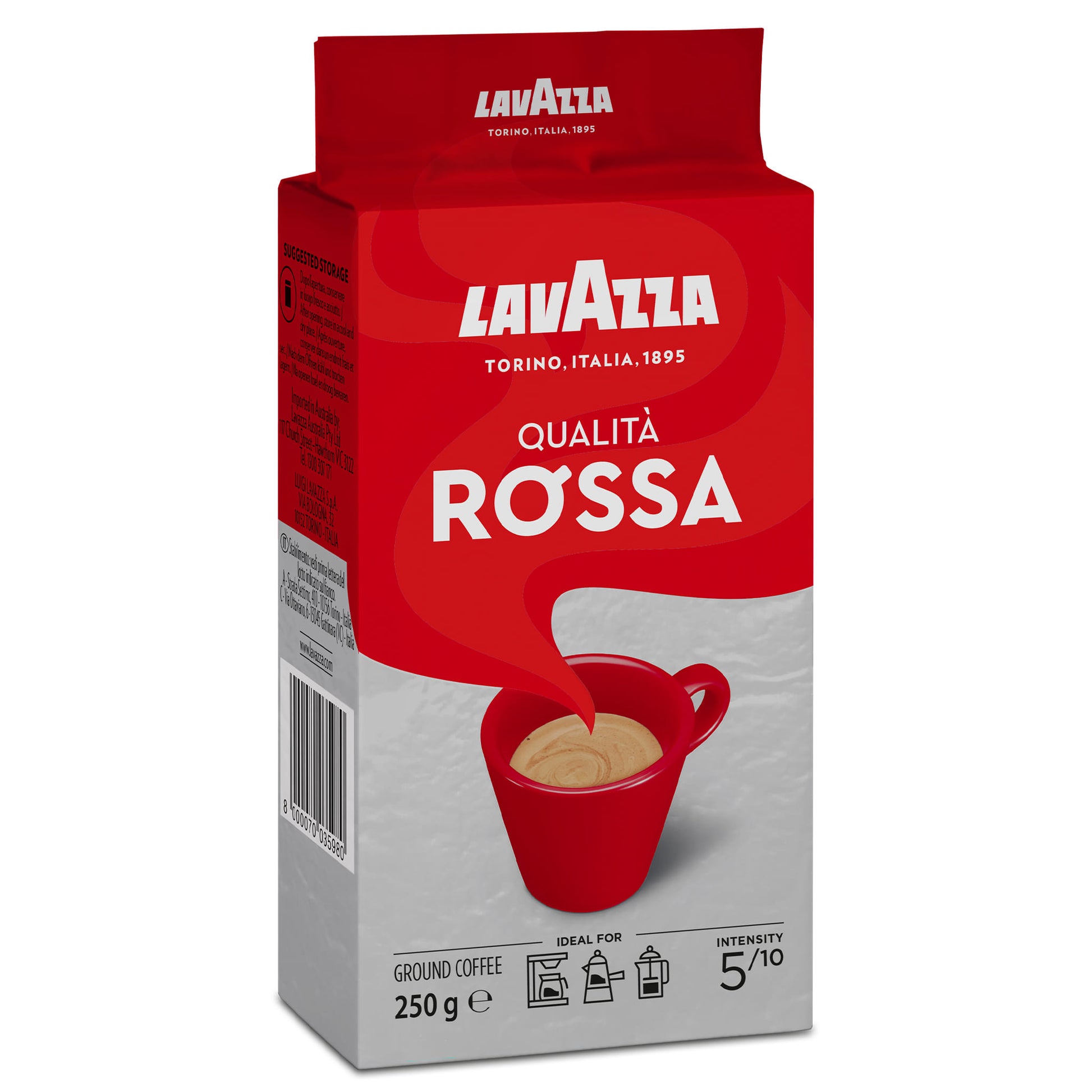 Lavazza Qualità Rossa 250g Mlevena Espresso Kafa - 2