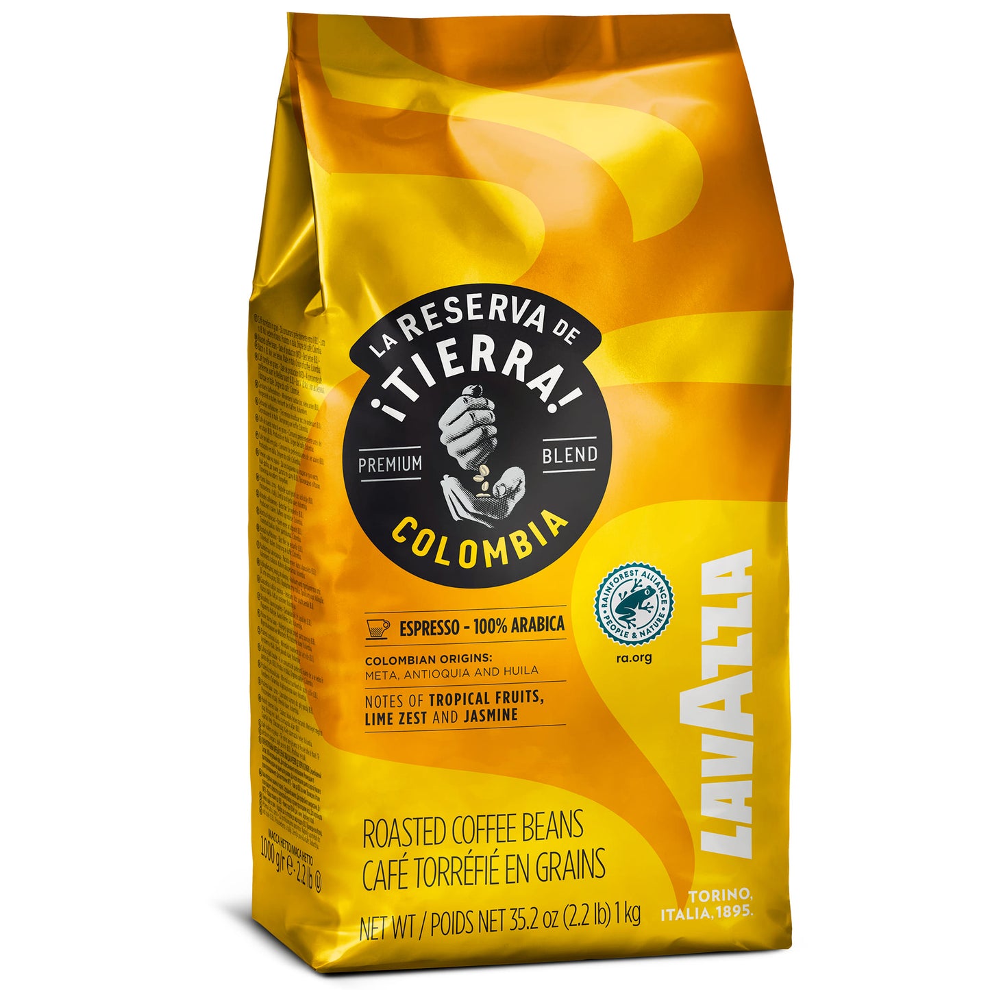 Lavazza Tierra Colombia 100% Arabika 1kg Pržena Espresso Kafa u Zrnu - 2