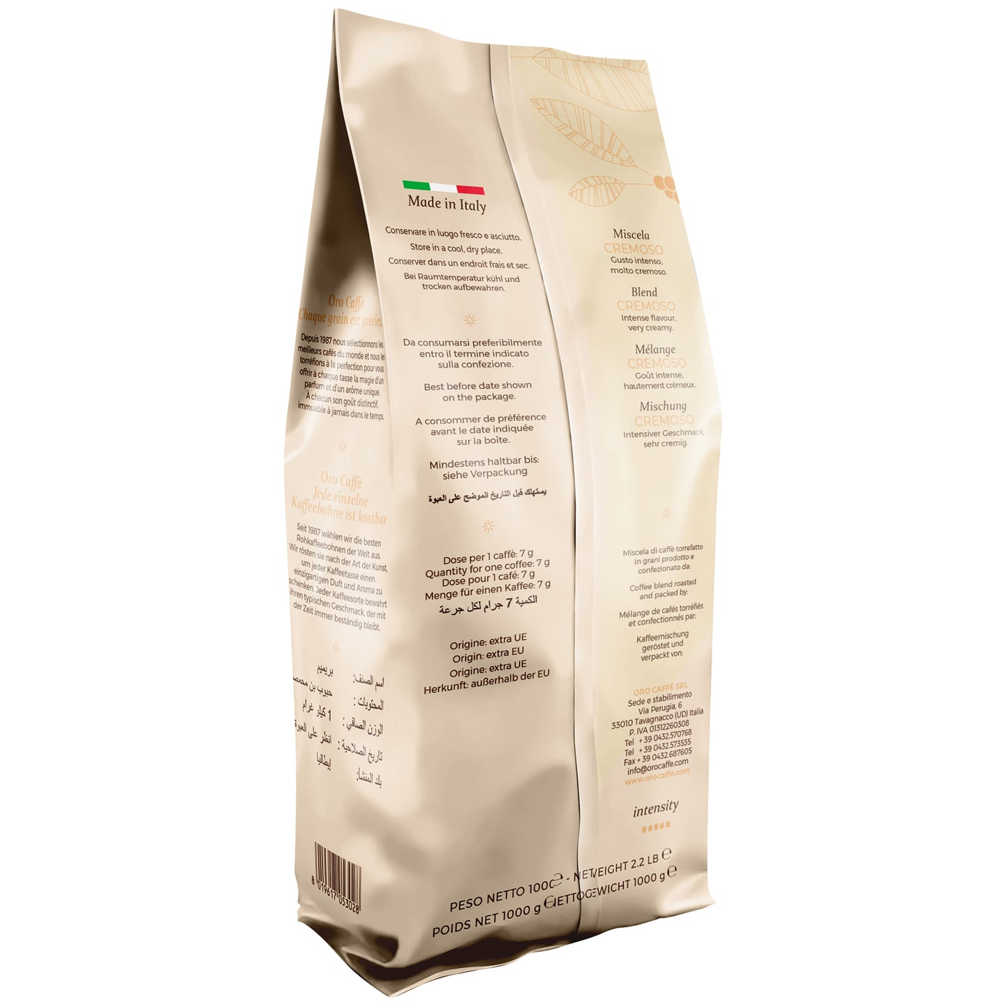 ORO Caffè Cremoso 1kg Espresso Kafa u Zrnu - 2