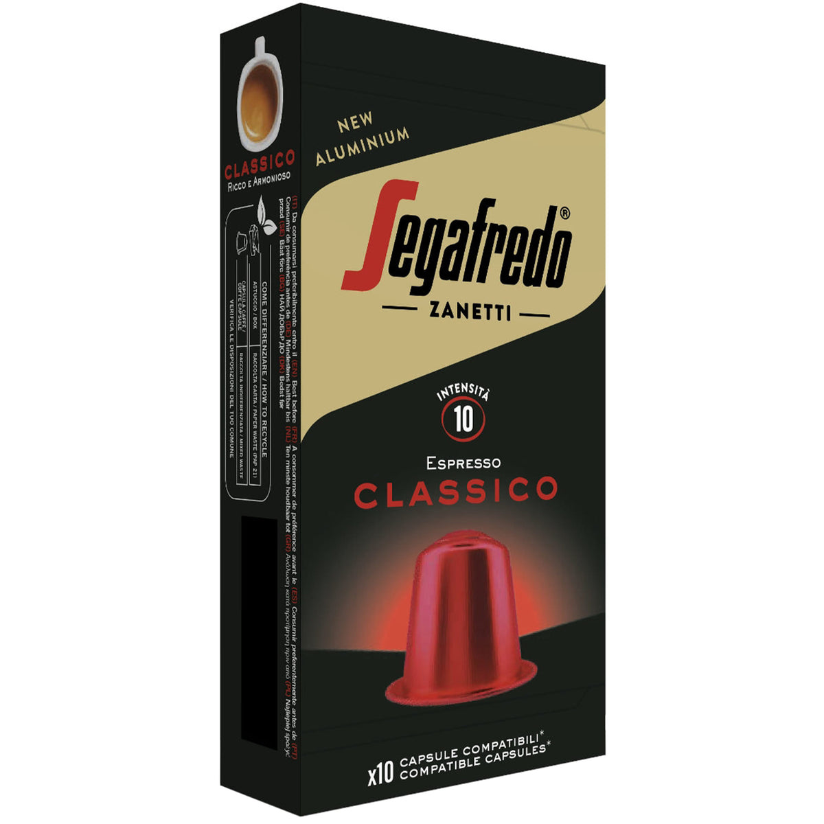 Segafredo Zanetti Nespresso Kompatibilne Kapsule za Espresso Kafu Classico 10/1 - 2