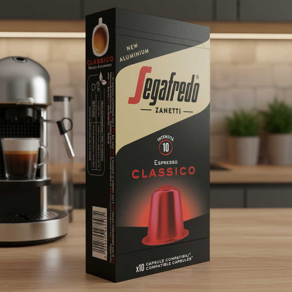Segafredo Zanetti Nespresso Kompatibilne Kapsule za Espresso Kafu Classico 10/1 - 4