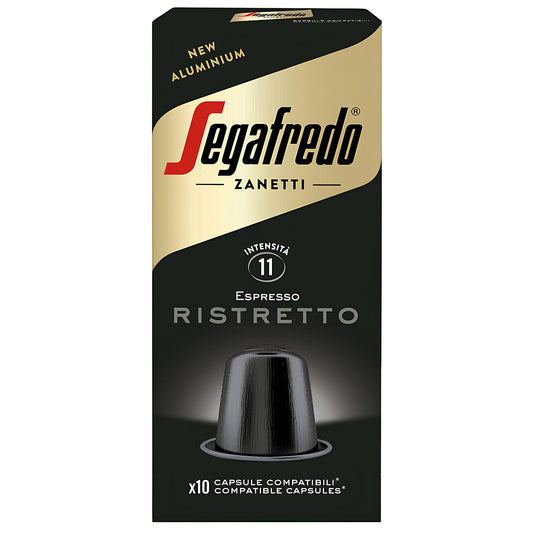 Segafredo Zanetti Nespresso Kompatibilne Kapsule Espresso Ristretto 10/1